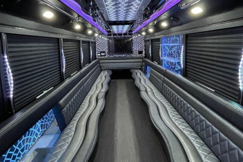 Sandy Party Bus Interior