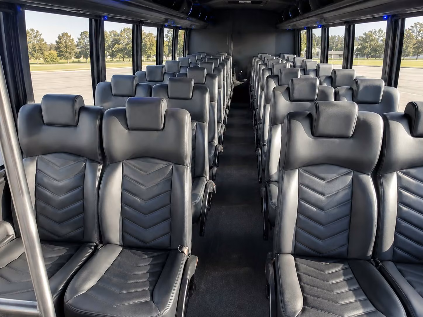 15 passenger minibus inside