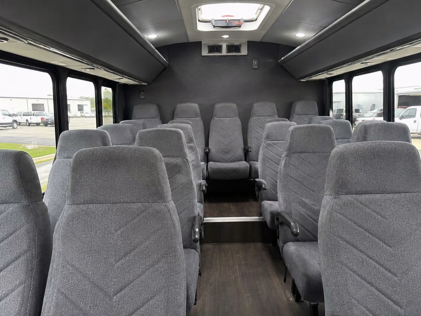 20 passenger minibus inside