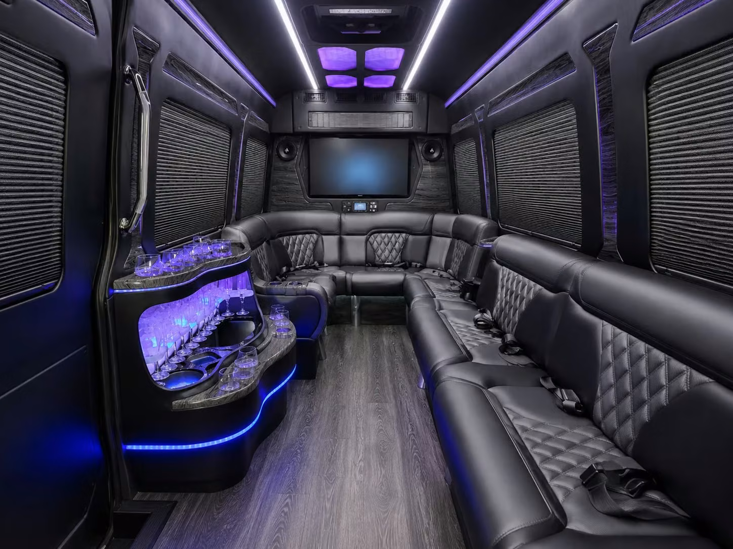 rather than juggling rideshares book a private corporate event bus for sandy team building events