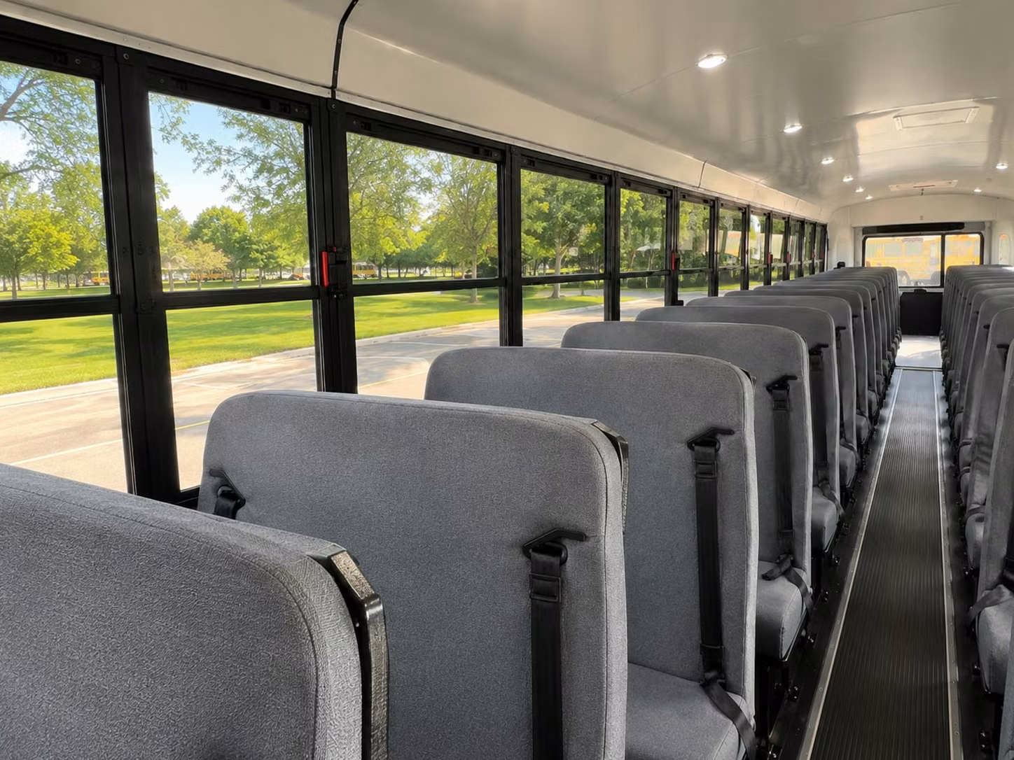 school bus interior